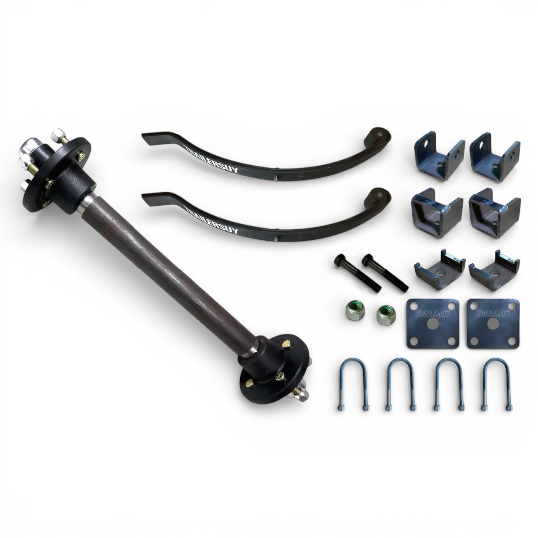 Kit de eje para tráiler 800kg